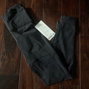 Lululemon Sheer Will HR tight 28"  black NWT sz 6